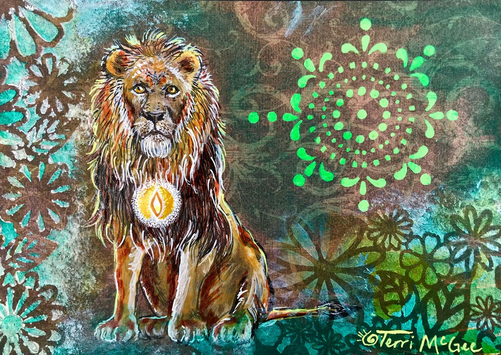 Inner-Light Lion1 5x7 paper web